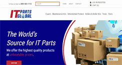 Desktop Screenshot of itpartsglobal.com