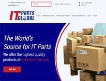 Tablet Screenshot of itpartsglobal.com